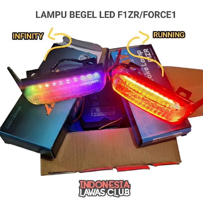 Lampu Begel F1Zr Fizr Force1 Led Variasi Running & Infinity Sportday Hemat
