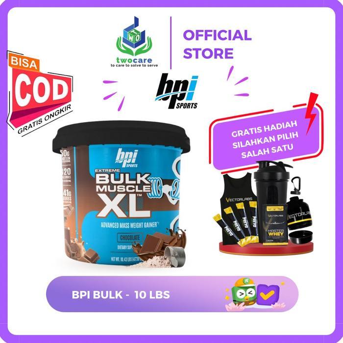 SIAPKIRIM BPI Bulk XL Gainer BPI Bulk Muscle XL 15 lbs 15lbs BPOM READY STOCK