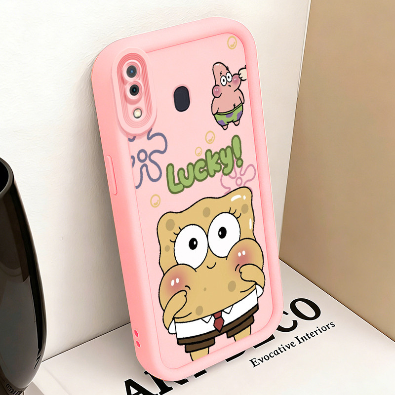 Casing Hp untuk Samsung Galaxy A20 A20s A30 A21s M10s Case Patrick Star Karakter imut Kasing silikon