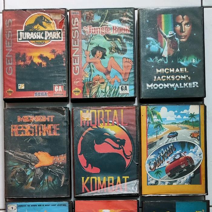 Kaset Sega Mega Drive Boxed