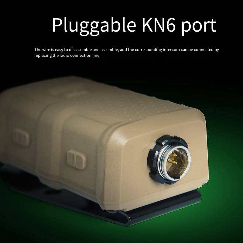 FCS V20 Tactical Communication Earphones Single Channel PTT Compatible PRC148 152 AMP