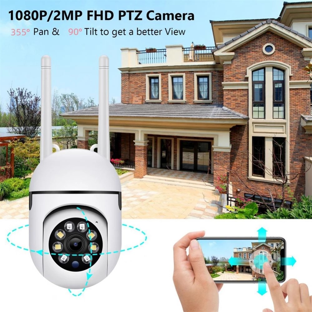 YCC365 Plus Wifi Camera Outdoor AI Human Detect Wireless Surveillance Camera Security Protection