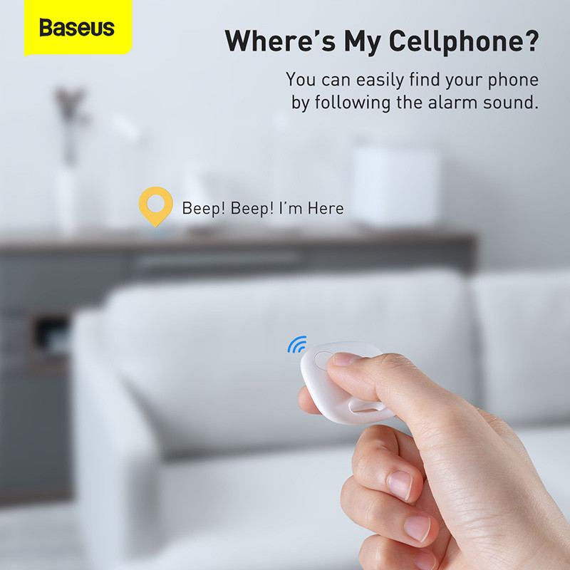 Baseus Mini Smart Anti Hilang Tracker Rastreador GPS Tracker Untuk Key Finder Dompet Finder Smart Ta