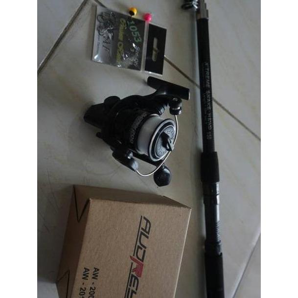Set Joran / Alat Pancing Murah (Joran Antena & Reel Audrey)