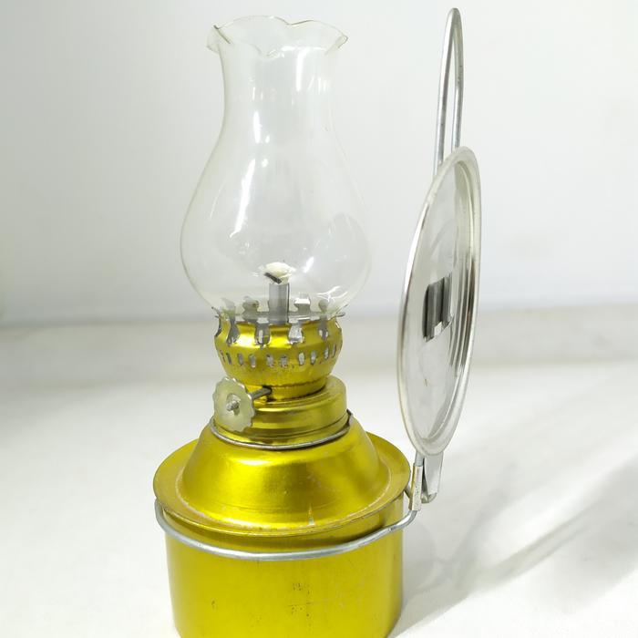 lampu teplok kaca - lampu sumbu minyak tanah - lampu jaman old
