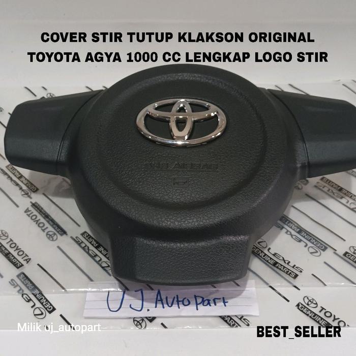 Cover stir tutup klakson Pengemudi Toyota AGYA 1000 cc original 100%