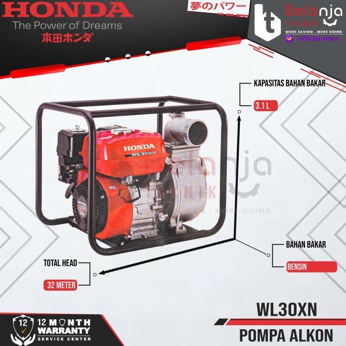 Honda Mesin Pompa Air Irigasi WL 30 XN Pompa Alkon 3 Inch WL30XN