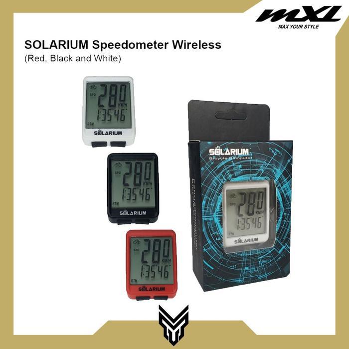 MXL SOLARIUM SPEEDOMETER WIRELESS SEPEDA LIPAT MTB ROAD BIKE BICYCLE