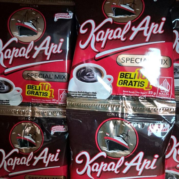 Kapal Api Kopi Kapal Api Special Mix 4 Renteng Coffee Halal 23g Botol Robusta BR