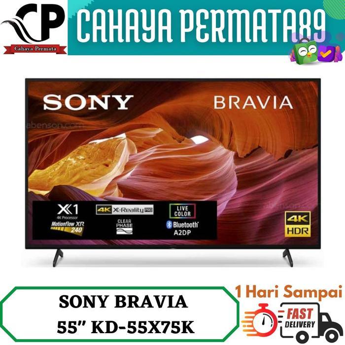 SONY KD-55X75K - Sony Bravia 55 Inch X75K Google TV 4K HDR KD55X75K