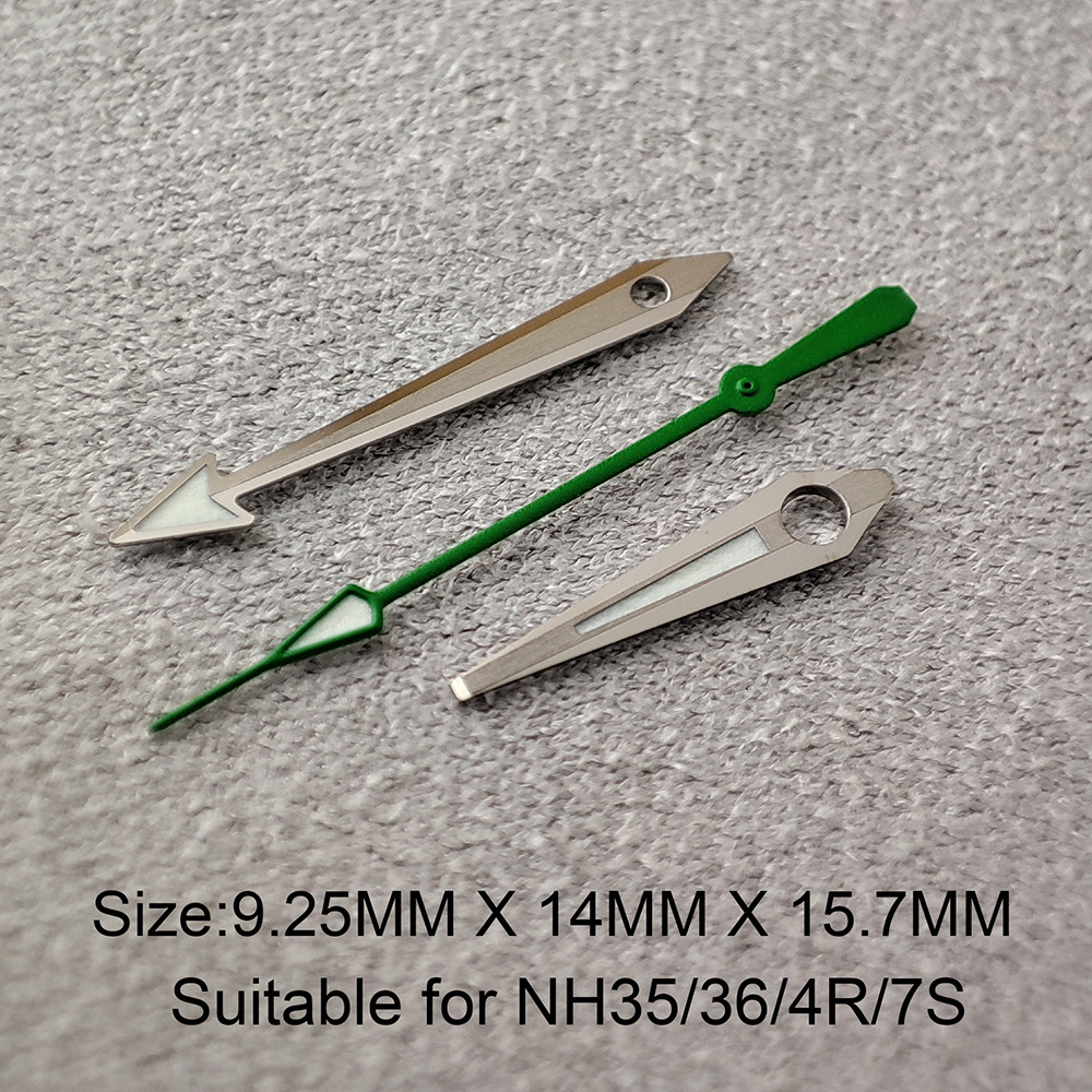 Nh35 Hands Blue Glow Pointer Suitable For Nh35/Nh36/4R/7S Movement