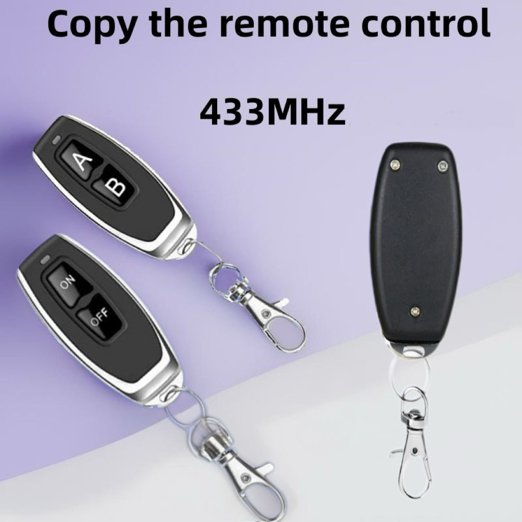 10Pcs Waterproof Metal 2-Button Wireless Remote Control, Electric Door Remote Control, Rolling Door