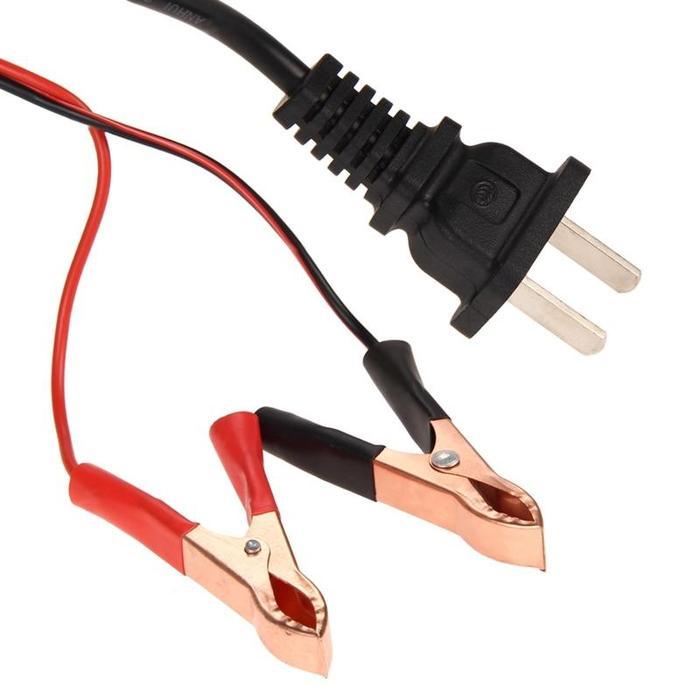 "New" Tool House Charger Aki Portable 12V 2A Motor Mobil Charger Aki Motor Kering Dan Basah LED