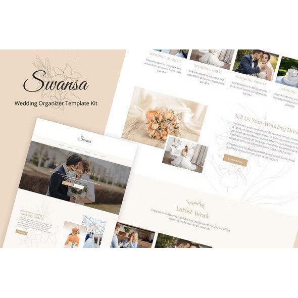 Swansa – Wedding Elementor Template Kit