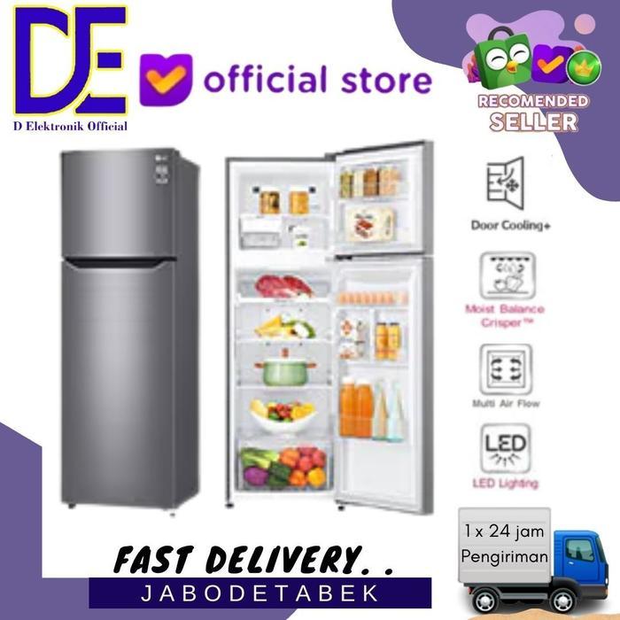 Kulkas 2 Pintu LG GN-G272SLCB 272 Liter Smart Inverter GNG272SLCB