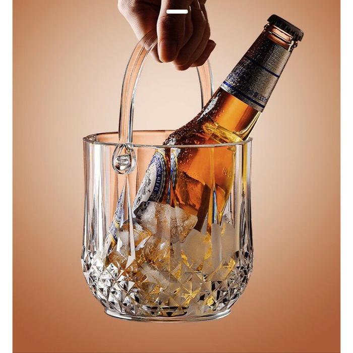 [Ms] Wadah Es Batu Akrilik Tempat Es Batu Crystal Ice Bucket