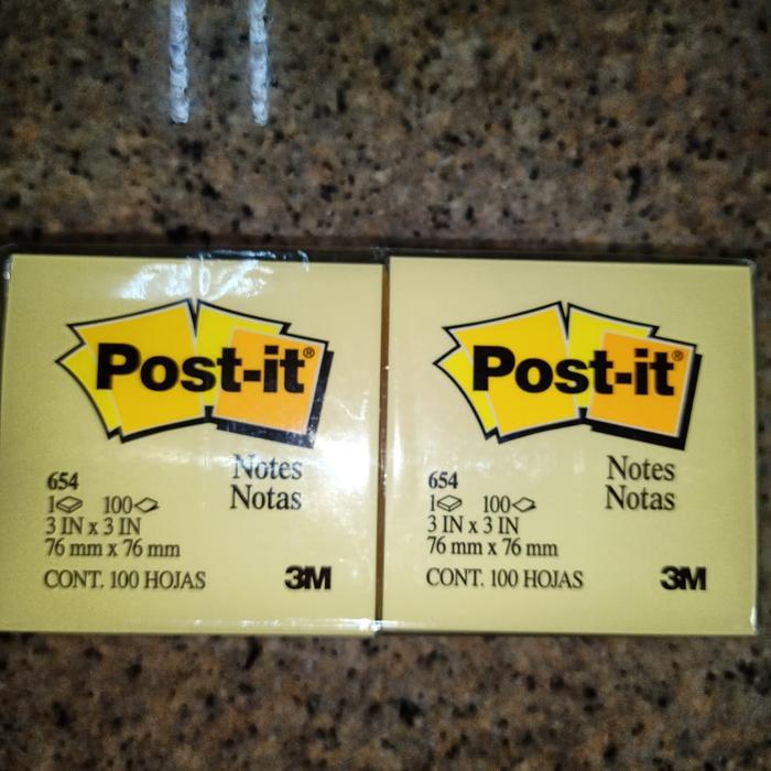 POST-IT 654 3M / POST IT 654 / Stiky Note 654 / sticky memo tempel