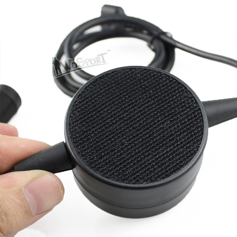 Baofeng Radio Ptt Tactical Headset Adapter Kenwood Icom Midland Motorola Mobile Phone Militar