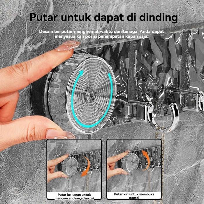 Kastok baju gantungan baju / hanger gantungan toilet serbaguna / gantungan handuk kamar mandi tempel