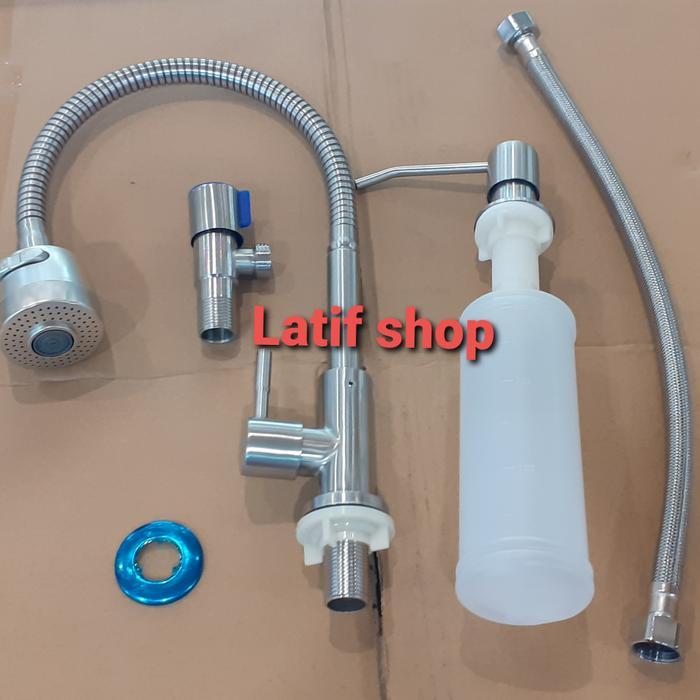 Paket Kitchen sink Stainless 6045 Minimalis Thsink