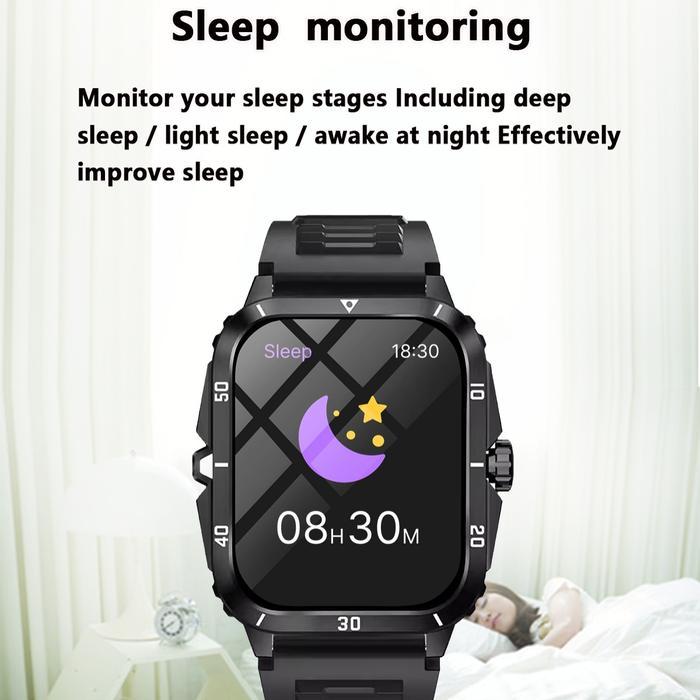 H23 Smart Watch Bluetooth Jam Tangan Olahraga Luar Ruangan Jam Tangan Pintar Daya Tahan Baterai