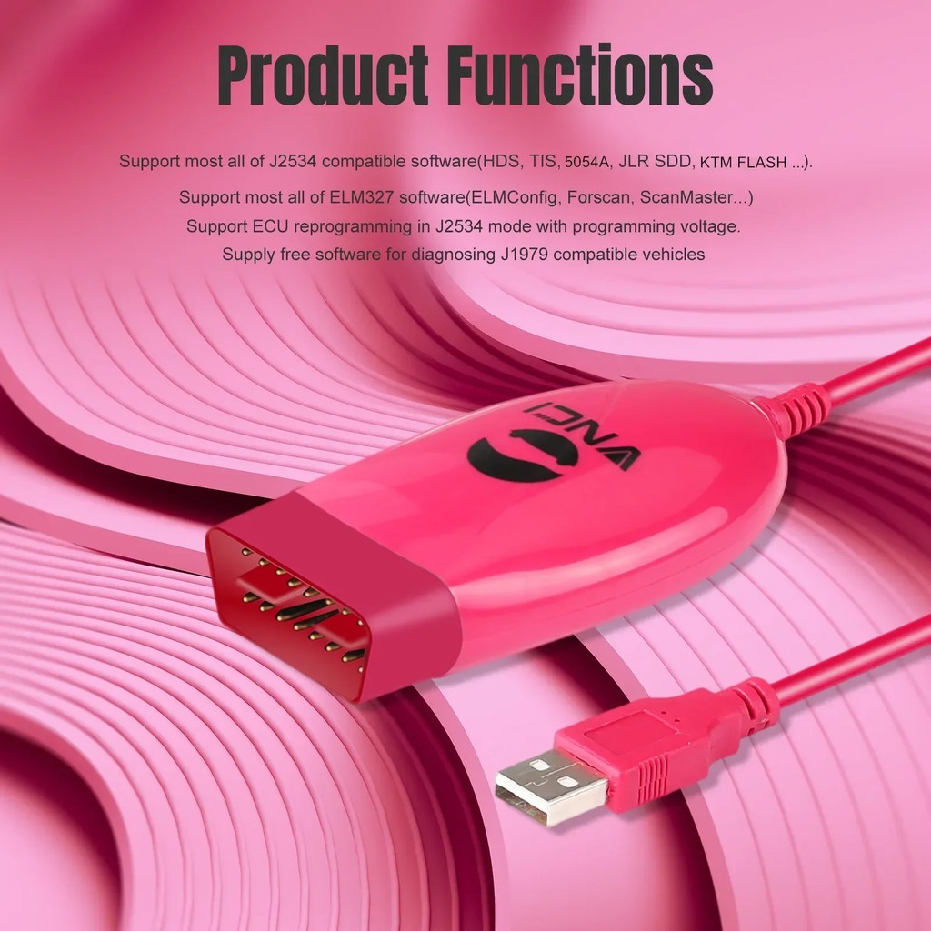 Newest VNCI J2534 Nano Compatible with J2534 Passthru IDS HDS TIS Forscan SDD & ELM327 Diagnose