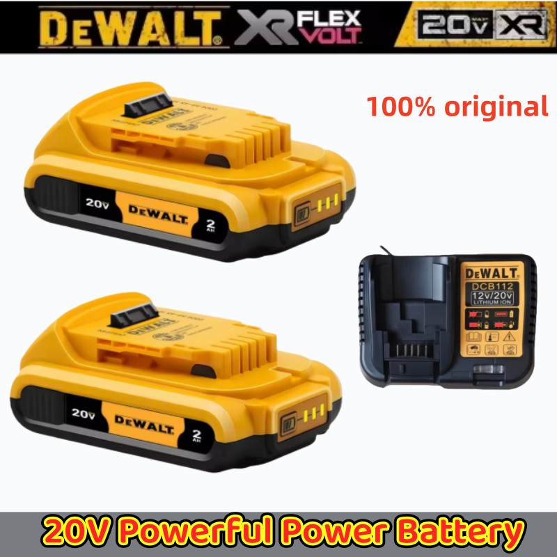 Original DeWalt 2Ah 20V battery replaceable DCD887 DCD805 DCF860 Dcd796 DCG406 DCF880 DCF512 DCD805
