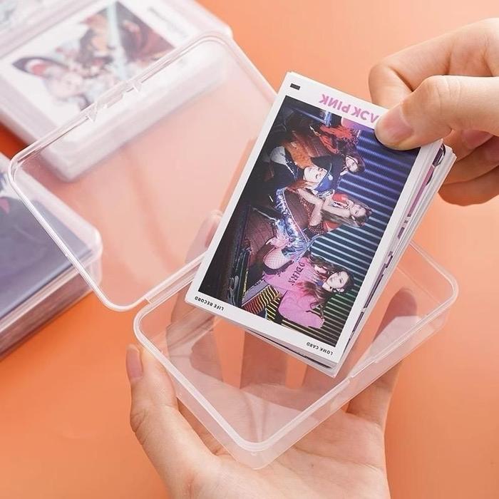 Kotak Penyimpanan Kartu Photocard PC Kecil Plastik