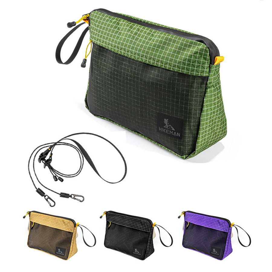 HIKEMAN Premium Waterproof Toiletry Bag Dyneema Fabric Portable Multi-Functional Large Capacity