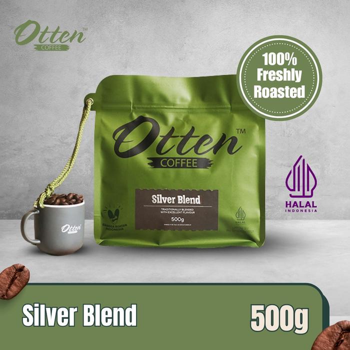 Silver Blend 500gr - Commercial Blend - Biji / Bubuk Kopi Otten Coffee