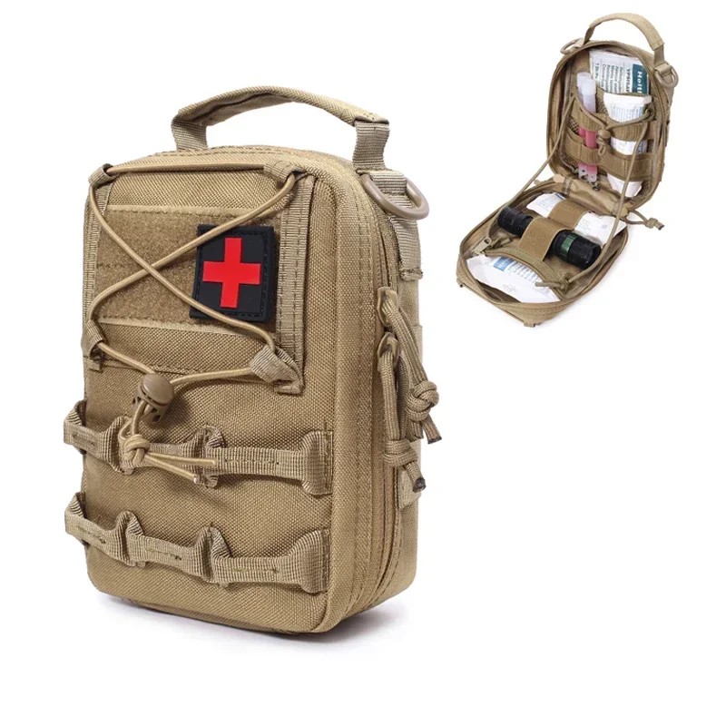 EDC Medical Pouch Survival EMT Emergency Tool Bag Waist Pack Camping Hunting Pouch Tactical Molle