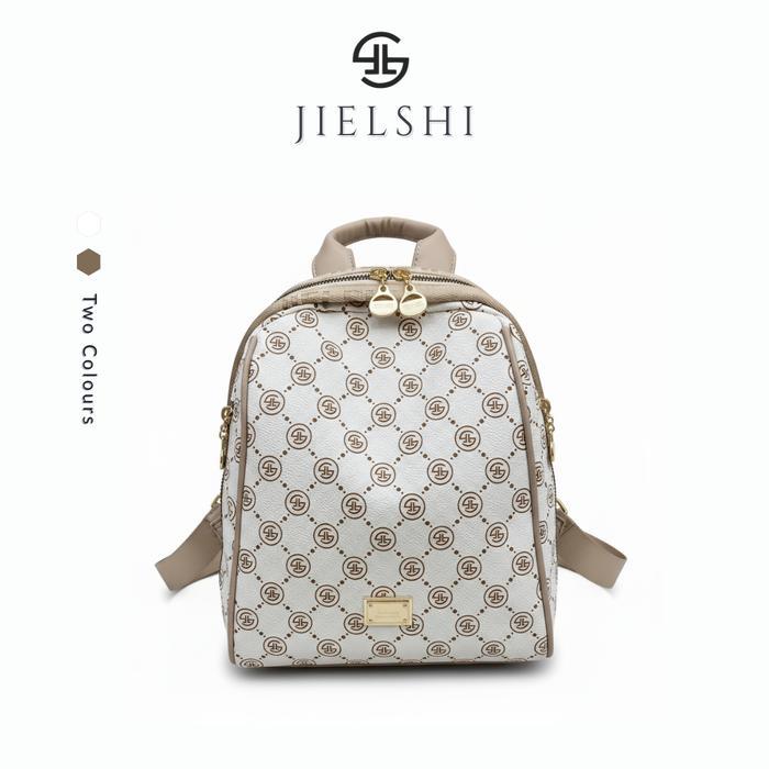 Sedia JIELSHI Andin KC-048# Tas Ransel Wanita - Backpack Cewek Bahan PU Leather Premium Model