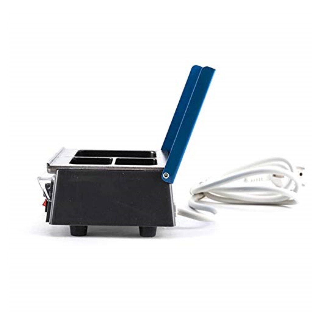 Dental Wax Heater Temperature Adjustable Electric Wax Warmer Melting Machine 3 Pots Digital Dental