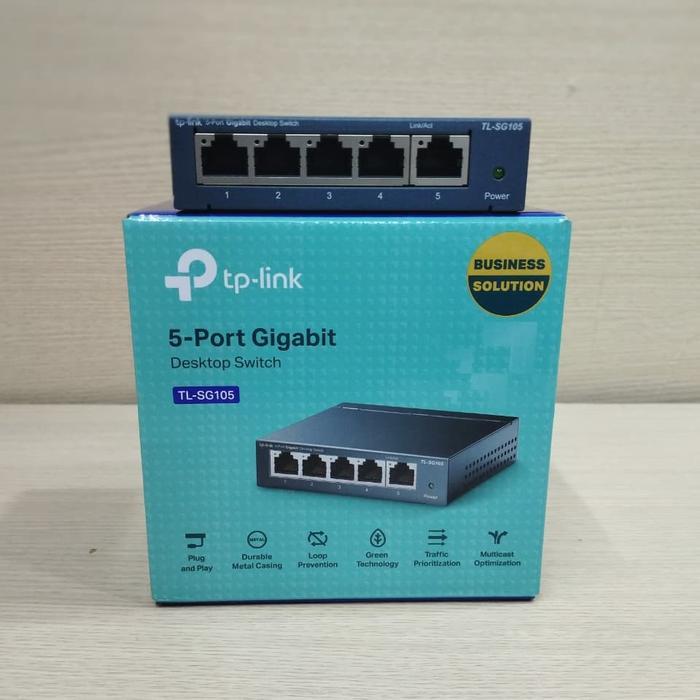 TP-LINK TL-SG105 TPLINK 5-Port/5 Port Gigabit Desktop Switch TL SG105