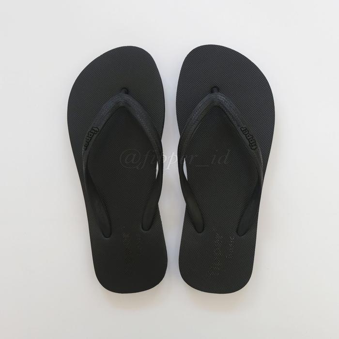 FIPPER - BASIC-S BLACK SANDAL JEPIT WANITA