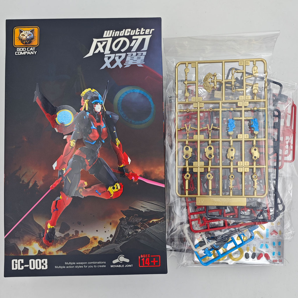  God Cat Company Transformation Wind Scythe Witch Windblade GC-003 Windblade Assembly Model