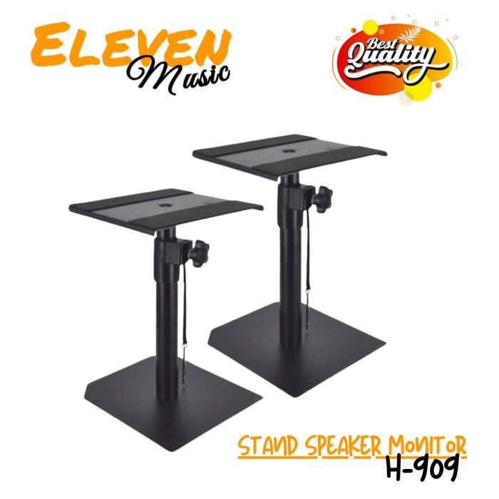 (COD) Stand Speaker Monitor Meja Model Pendek Stand Speaker Flat Studio