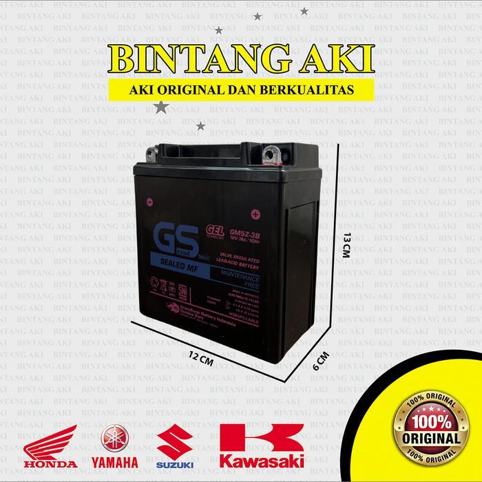 Sedia Aki Motor Megapro Primus GM5Z-3B Aki Kering MF - Grand Sonic