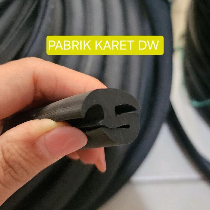 KARET KACA S SEDANG UNIVERSAL UNTUK KACA 2-5 MM KARET S KARET KACA BELAKANG MOBIL METERAN