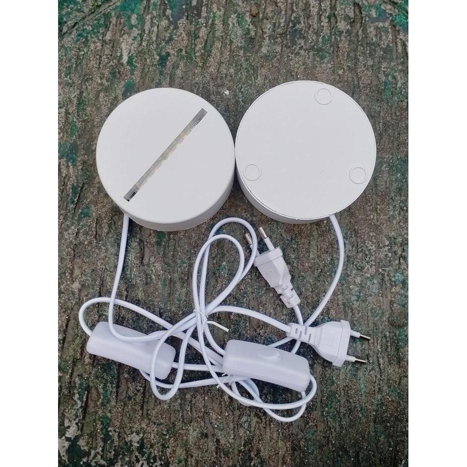 Tatakan Lampu Hias 3D Acrylic / Lampu hias 3D Tatakan lampu