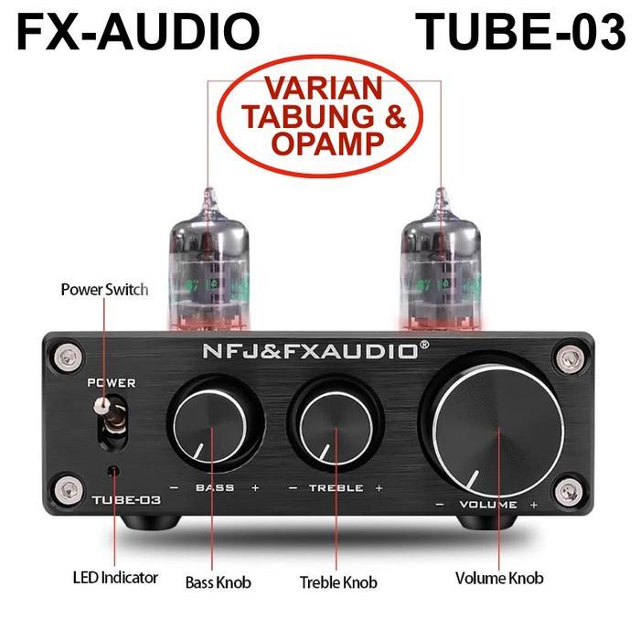 Fx-Audio Tube-03 Vacuum Tube Pre-Amplifier Hifi Audio