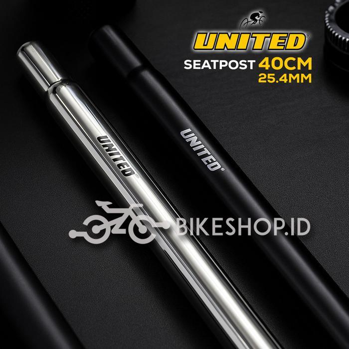 Meroca Bike - Seatpost Tiang Sadel 40Cm United 25.4 X 400Mm Minion / Ctb / Lipat / Fixie High