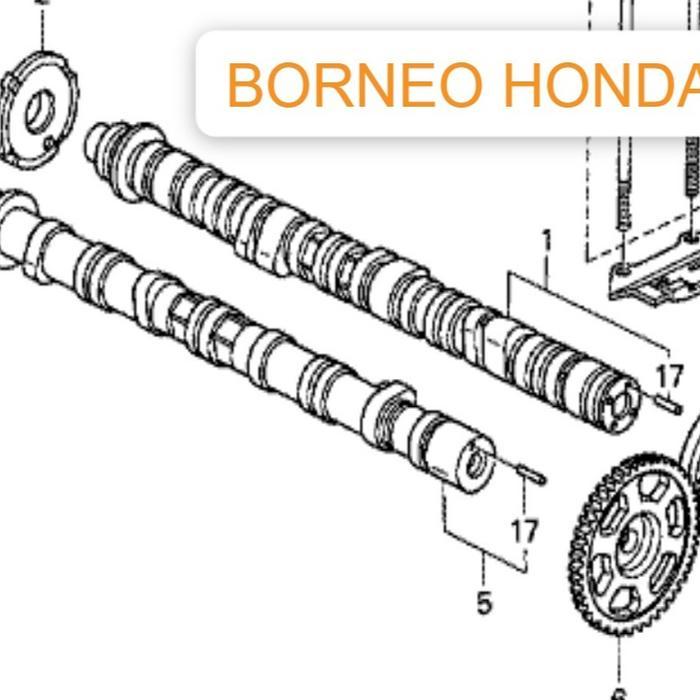 Noken As In Inleat Ex Exhaust Camshaft Mobil Odyssey Rb1 Accord Cm5 Crv Gen 2 Rd4 Rd5 Stream 2000
