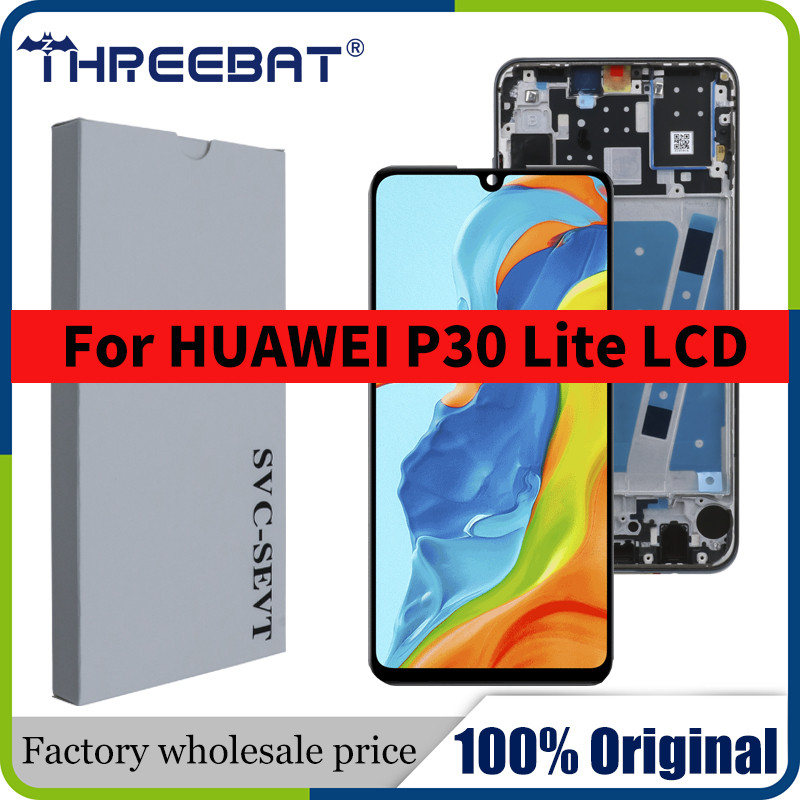 6.15" Original Lcd With Frame For Huawei P30 Lite Lcd Display Screen For Huawei P30 Lite Screen Nova