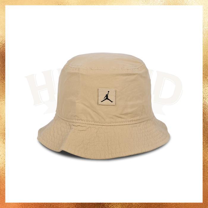 Topi Jordan Brown Bucket Hat Dc3687-200 100% Original