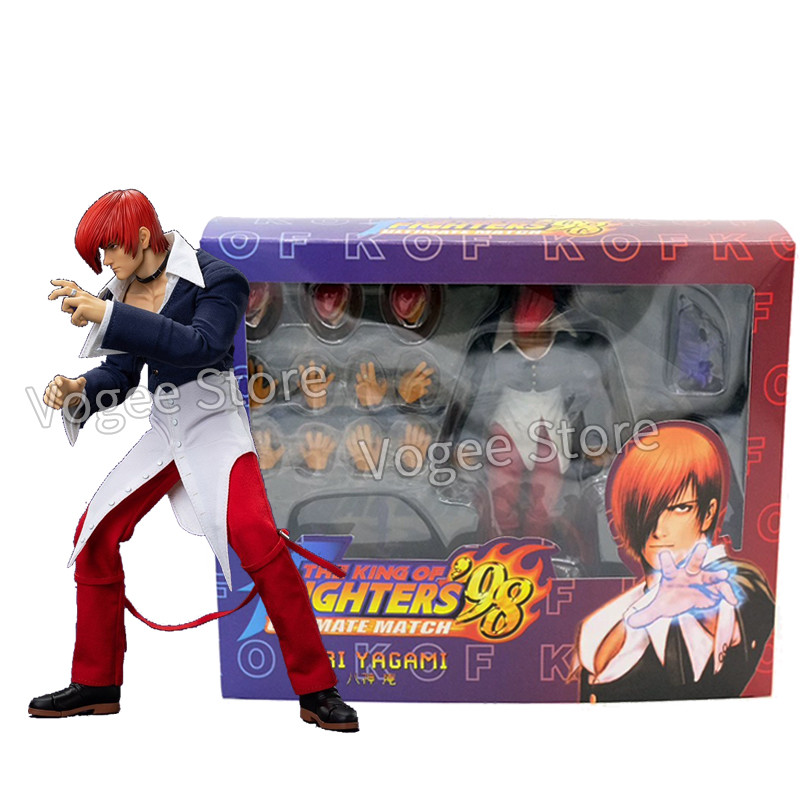 The King of Fighters Iori Yagami Anime Game Figure 19cm THE KING OF FIGHTERS '98 Kyo Kusanagi Action