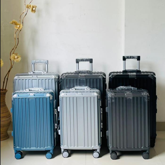 TERMURAH PARKSON Lucine TSA LOCK Koper 20 inch Kabin 24 inch Bagasi / Aluminium Fr Non Zipper /