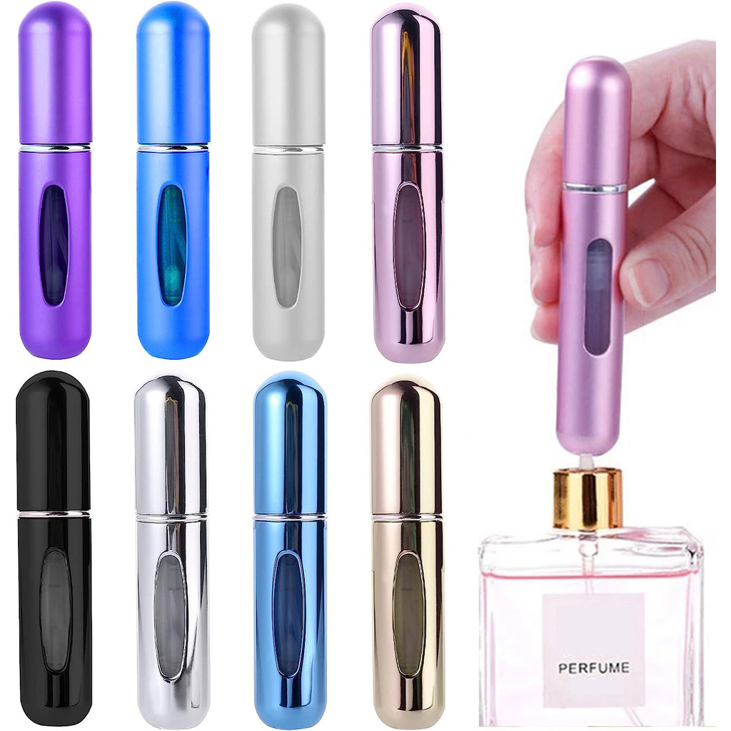 Refillable Mini Perfume Bottle Portable Cosmetic Bottle Spray Bottle Atomizer Spray Container Travel