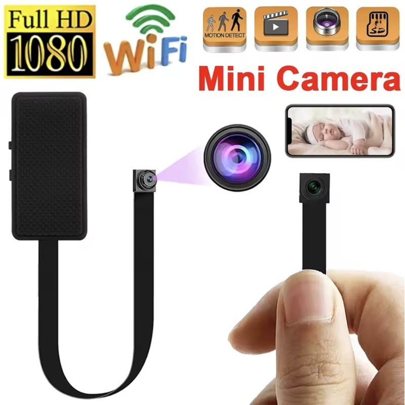 DIY HD 1080P WiFi Mini Camera Portable Video Recorder Micro Camcorder P2P Wireless Webcam Loop