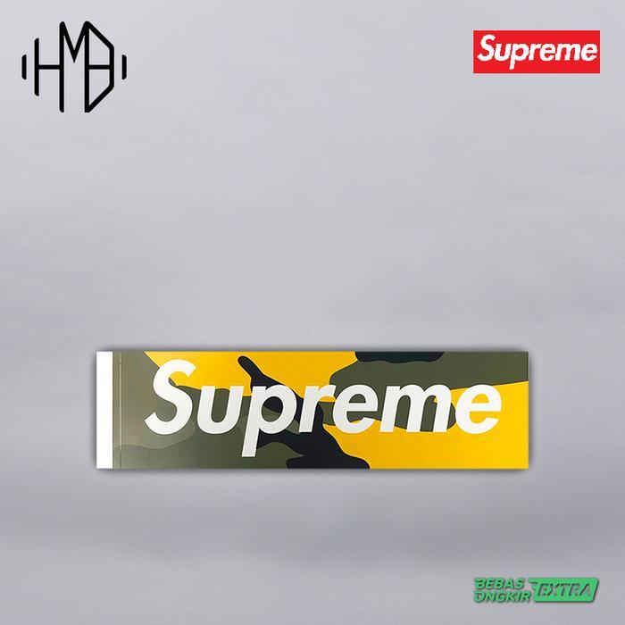 Supreme Sticker Brooklyn Camo Green